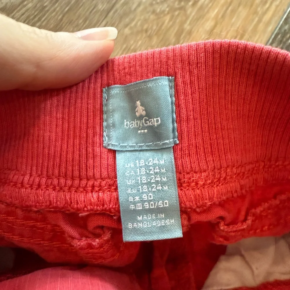 GAP Red Casual Bottoms with‎ Reinforced Knees